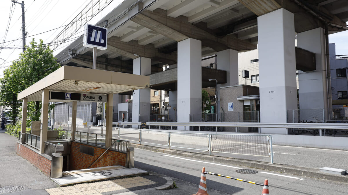 文の里駅周辺の治安について